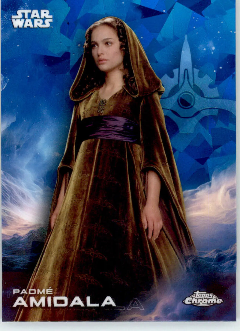 Padmé Amidala - 2025 Topps Chrome Star Wars Sapphire - #141 - Non_sport - Star Wars Card Single