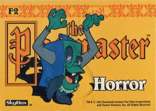 Pagemaster Embossed Foil Chase Card F2 Horror - Other