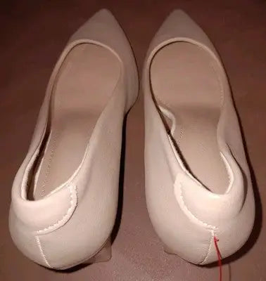 Pair of Women’s Nude/Beige Pointed-Toe Pumps Size 38 (US & Canada 7.5) Pre-Owned
