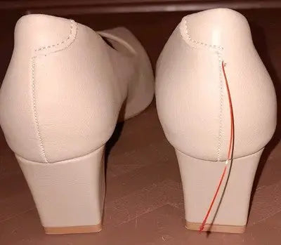 Pair of Women’s Nude/Beige Pointed-Toe Pumps Size 38 (US & Canada 7.5) Pre-Owned