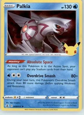 Palkia - Celebrations - 004/025 - Holo LP - Pokémon Card Single