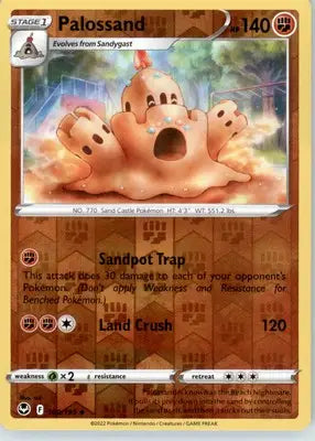 Palossand - SWSH12: Silver Tempest - Reverse Holo LP - #100/195 - Pokémon Card Single
