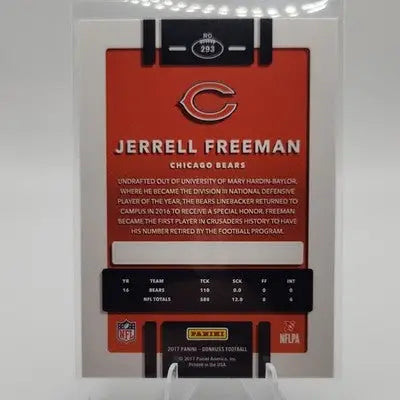Panini 2017 Donruss Jerrell Freeman #293 Press Proof Blue Chicago Bears - Football Card Single