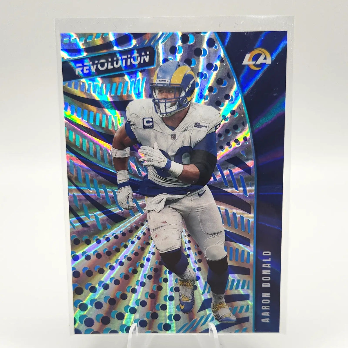 Panini 2021 Chronicles Aaron Donald Sunburst REV-50 Rams 03/75 - Football Card Single