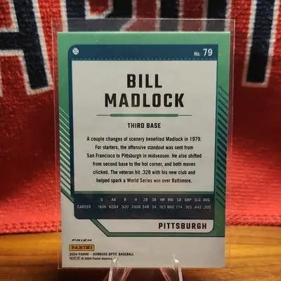 Panini 2024 Donruss Optic Bill Madlock #79 Optic Blue Velocity - Baseball Card Single
