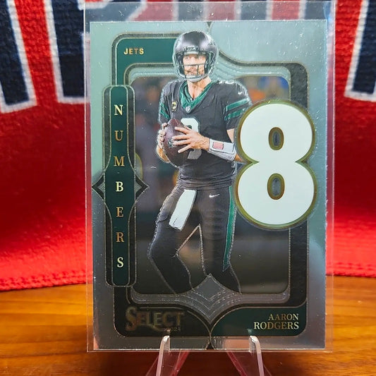 Panini 2024 Select Select Numbers Aaron Rodgers New York Jets #16 NFL Card - Football Card Single