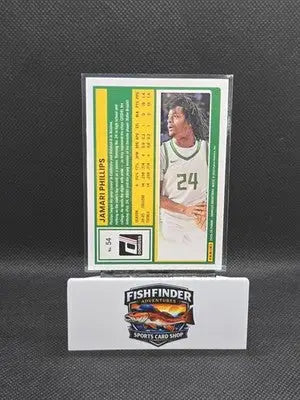 Panini 2025-26 Donruss Rated Prospect Jamari Phillips #54 Green Laser
