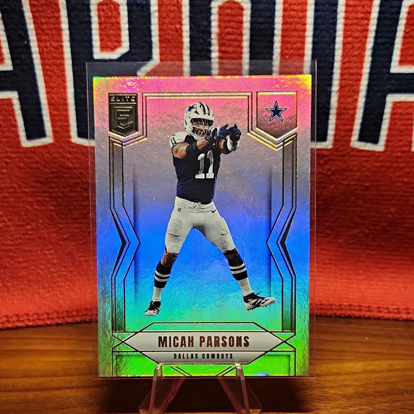 Panini 2025 Donruss Elite Micah Parsons #6 Rainbow Foil - Football Card Single