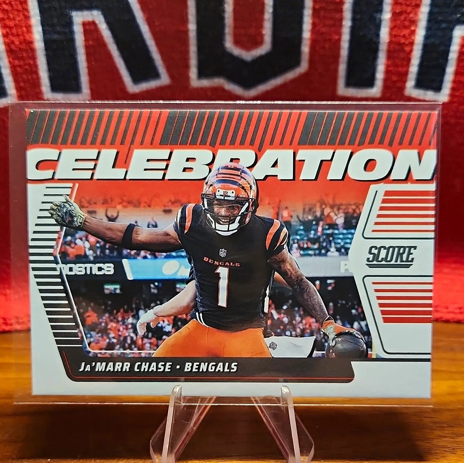 Panini 2025 Score Ja’Marr Chase Celebration Insert #C-JCH Bengals NFL - Football Card Single