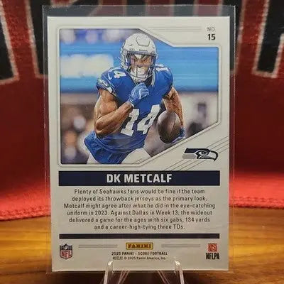 Panini 2025 Score Throwbacks Insert DK Metcalf #15 Seattle Seahawks - Football Card Single