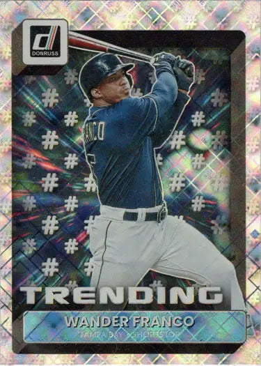 Panini Donruss Baseball 2021 Diamond Trending Insert Card T-7 Wander Franco - Baseball Card Single