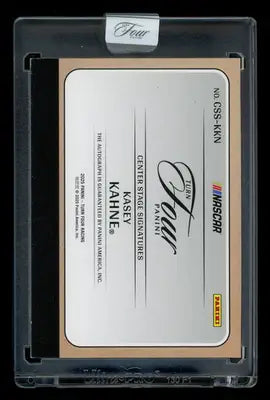 Panini Four Turn Center Stage Signatures Kasey Kahne #CSS-KKN Autograph 41/49 - Other