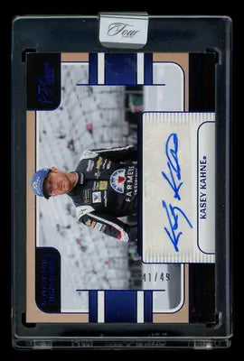 Panini Four Turn Center Stage Signatures Kasey Kahne #CSS-KKN Autograph 41/49 - Other