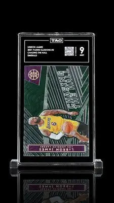 Panini Illusions LeBron James #2 Emerald Basketball TAG 9