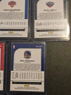 Panini NBA Hoops 2019-20 Rookie Lot 5 D.Garland R.Hachimuri E.Paschall Silver - Basketball Card Single