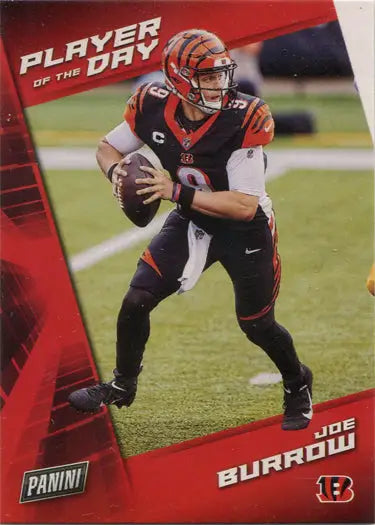Panini Player Of The Day Football 2021 Base Card 6 Joe Burrow - Sports Cards - Football Single