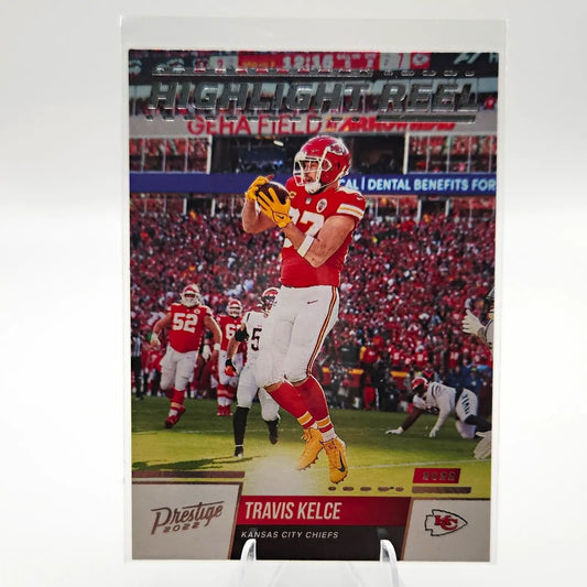Panini Prestige 2022 Highlight Reel Travis Kelce #HR-9 NFL Kansas City Chiefs - Football Card Single