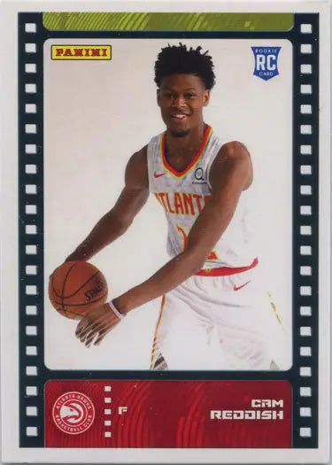 Basketball trading card of Cam Reddish from Atlanta Hawks in Panini Sticker Card Collection