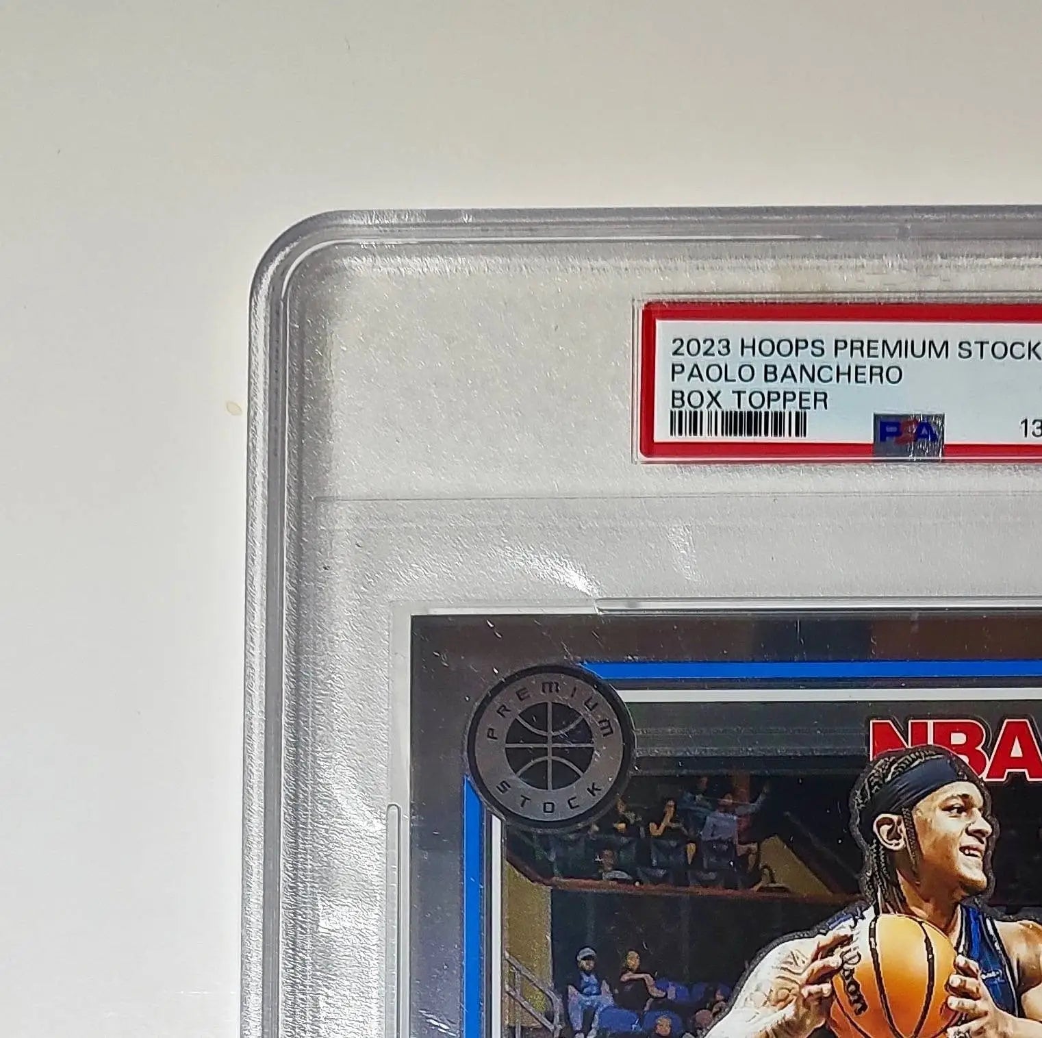 Paolo Banchero 2023 Panini Premium Stock NBA Hoops #25 Jumbo PSA 9 Mint - Basketball Card Single