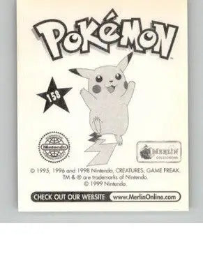 Paras - 1999 Merlin Pokemon Stickers - #158 - Non_sport - Non-Sports Card Single