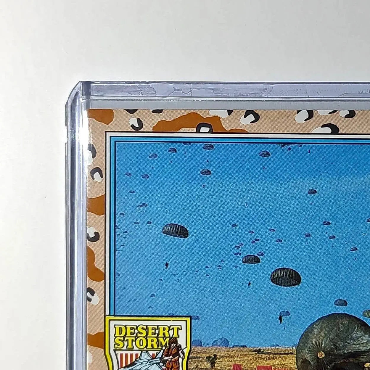 Paratroopers Land 1991 Topps Desert Storm #162 Card - Other