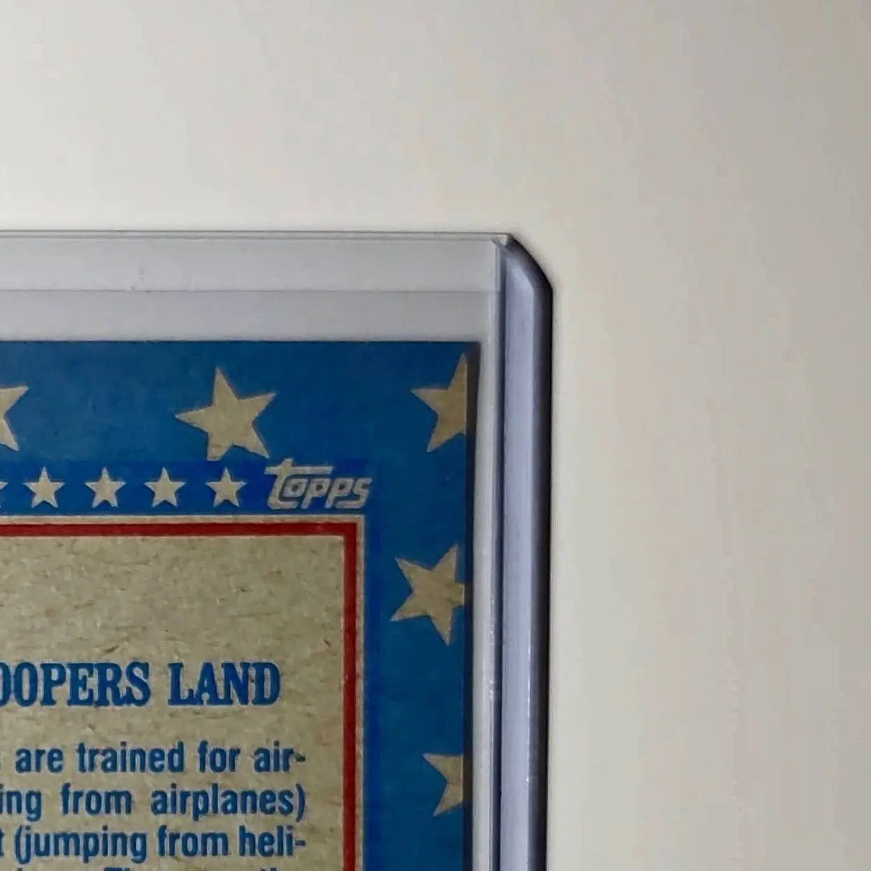 Paratroopers Land 1991 Topps Desert Storm #162 Card - Other