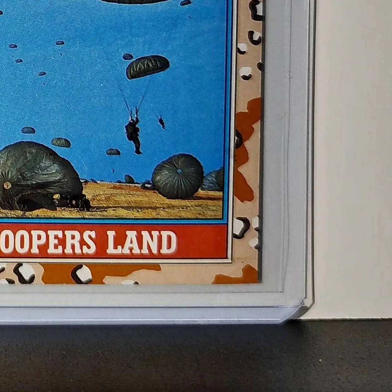 Paratroopers Land 1991 Topps Desert Storm #162 Card - Other
