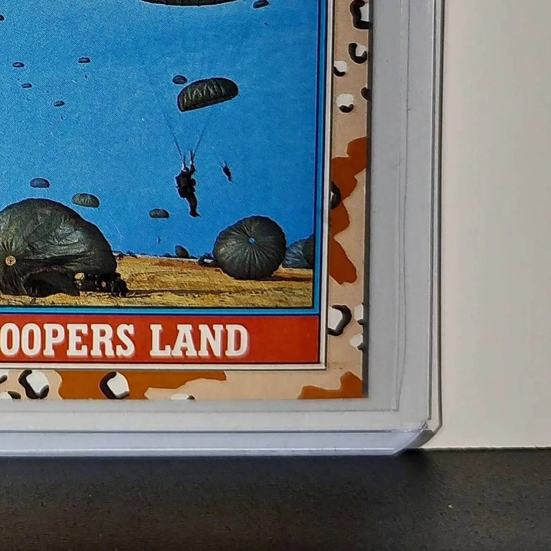 Paratroopers Land 1991 Topps Desert Storm #162 Card - Other