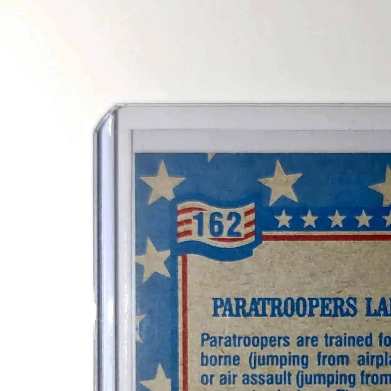 Paratroopers Land 1991 Topps Desert Storm #162 Card - Other