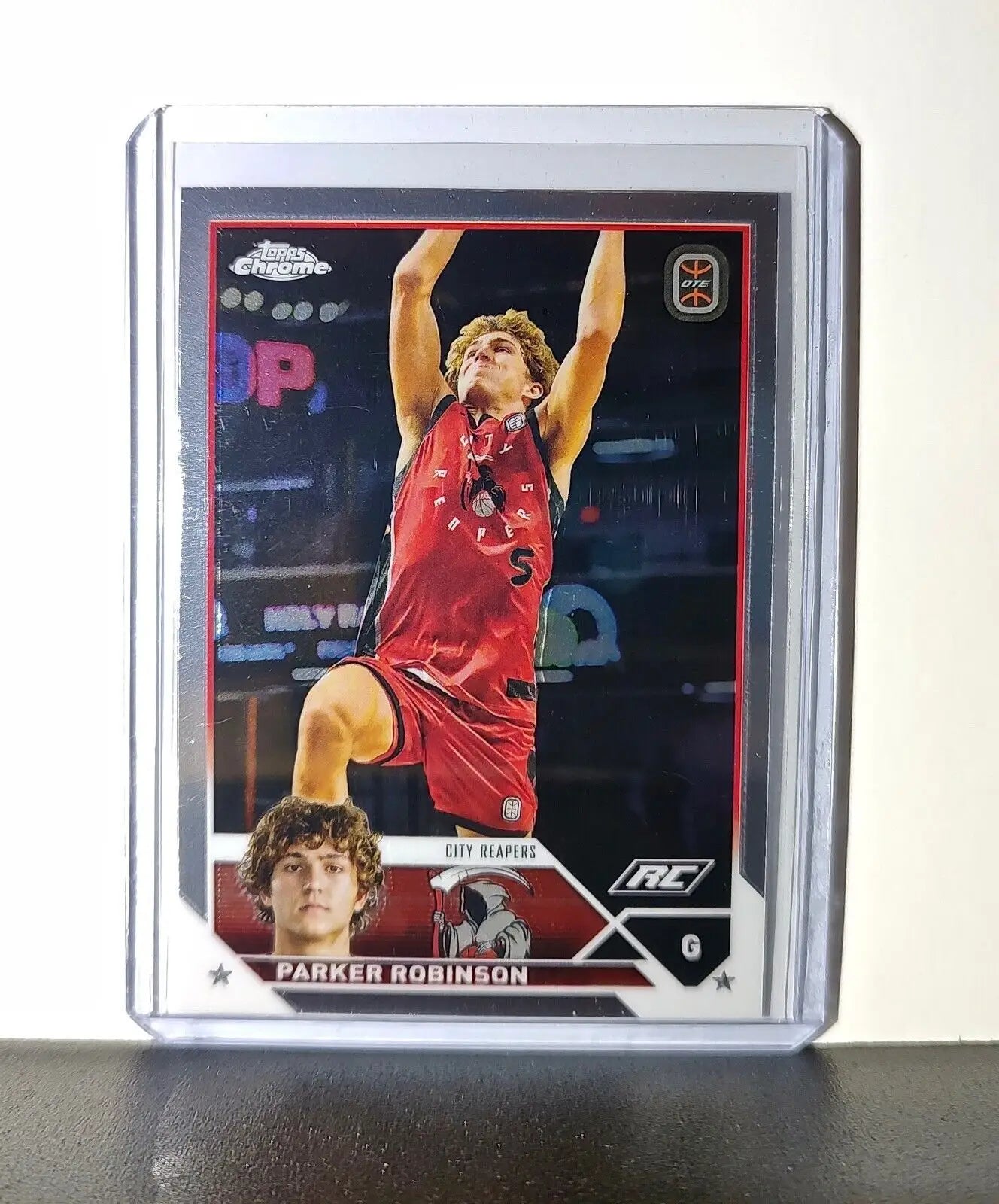 Parker Robinson Rookie Card 2023-24 Topps Chrome Overtime #35 City Reapers - Basketball Card Single