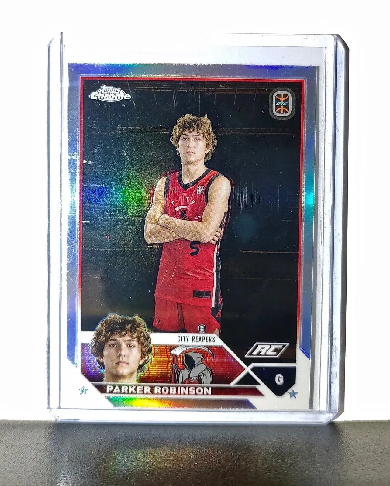 Parker Robinson Rookie Refractor 2023-24 Topps Chrome Overtime #4 City Reapers - Basketball Card Single
