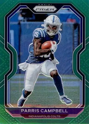 Parris Campbell - 2020 Panini Prizm - #84 - Prizm Green Football - Football Card Single