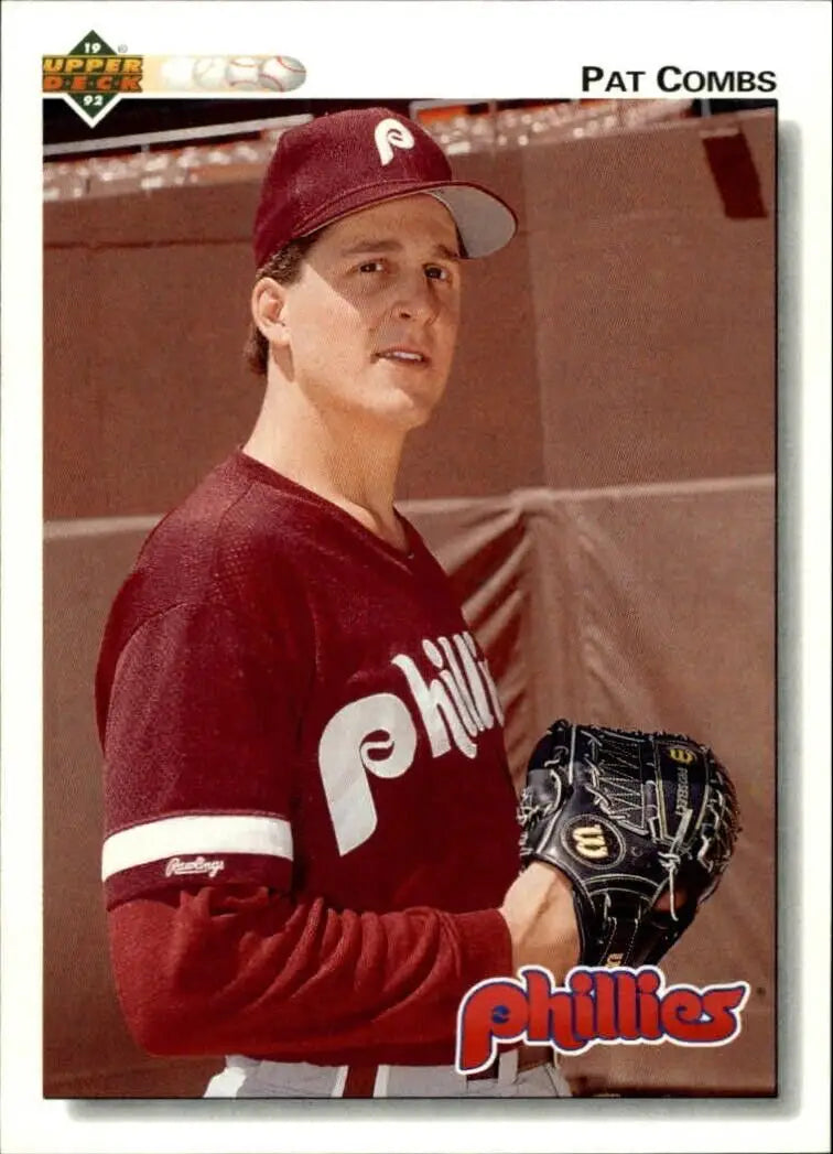 Pat Combs 1992 Upper Deck MLB #442 Baseball Card Philadelphia Phillies - Baseball Card Single