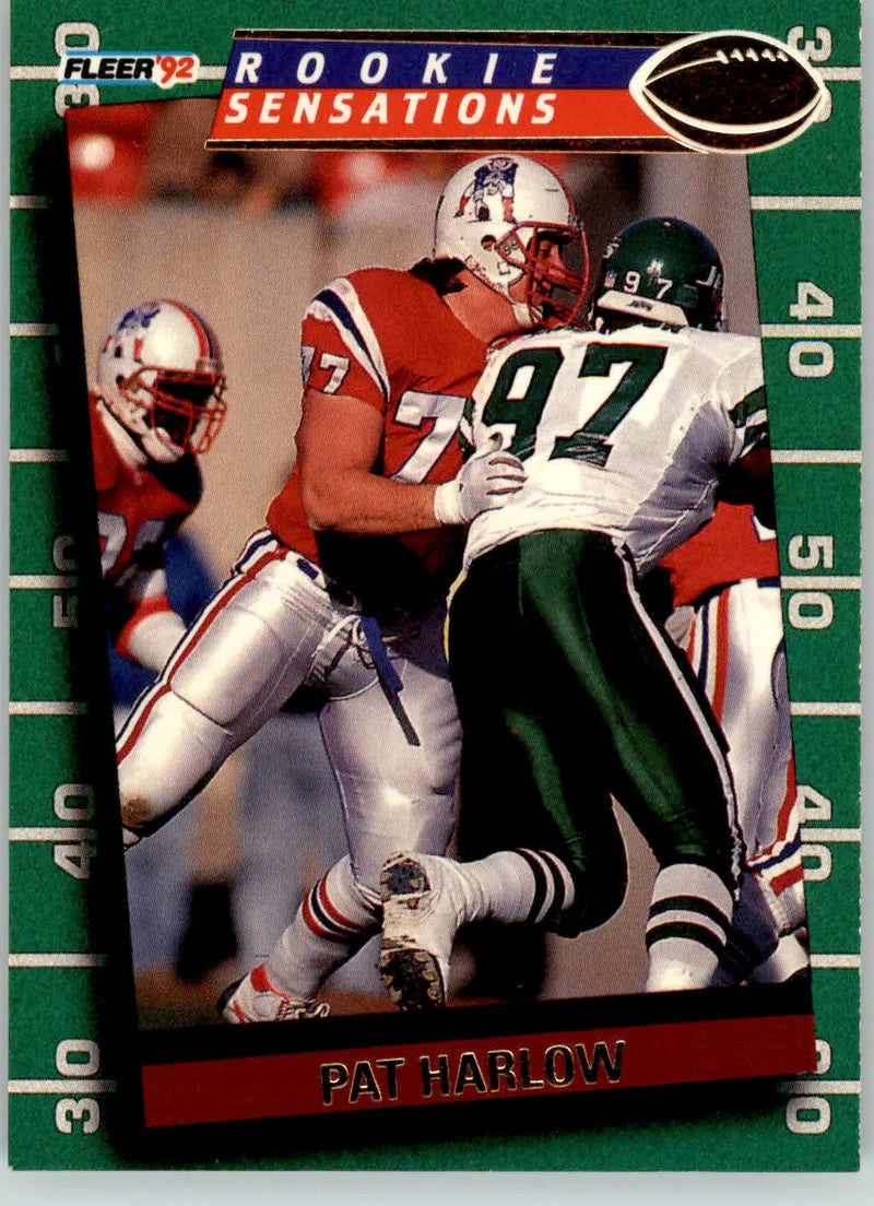 Pat Harlow - 1992 Fleer - #16 - Rookie Sensations Football