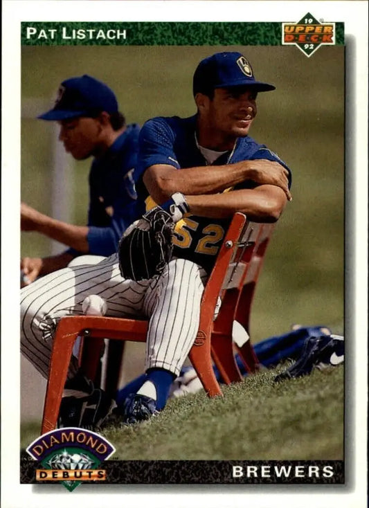 Pat Listach 1992 Upper Deck MLB #775 Rookie Baseball Card Milwaukee Brewers - Baseball Card Single