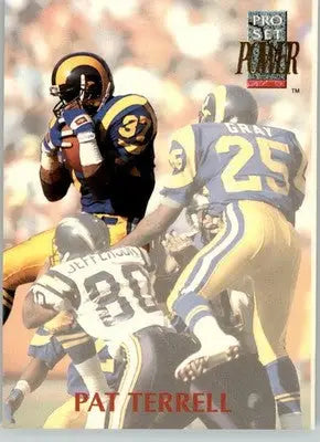 Pat Terrell - 1992 Pro Set Power - #37 - Football - Football Card Single