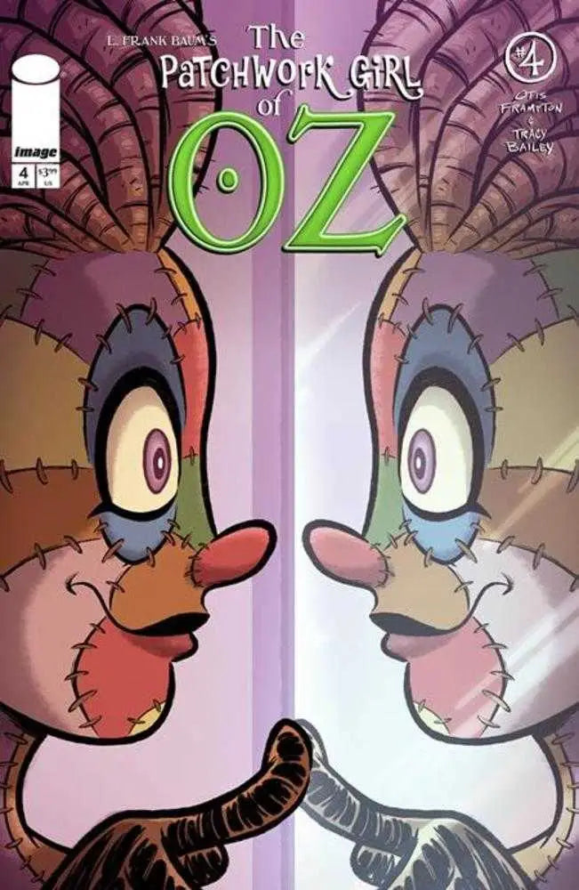 Comic book cover featuring Otis Frampton and the Patchwork Girl of Oz #4