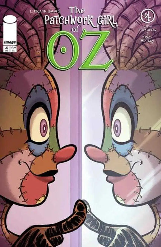 Comic book cover featuring Otis Frampton and the Patchwork Girl of Oz #4