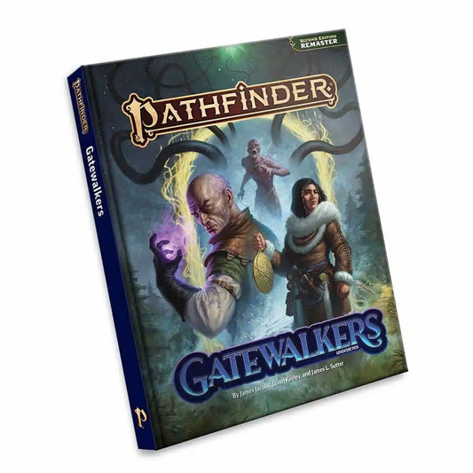 Pathfinder 2nd Edition Gatewalkers adventure book with missing moment concept for RPG game