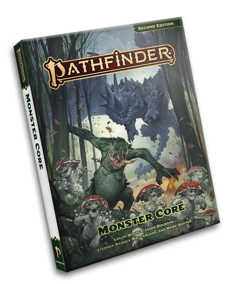 Pathfinder Second Edition Monster Core rulebook for Pathfinder 2nd Edition game