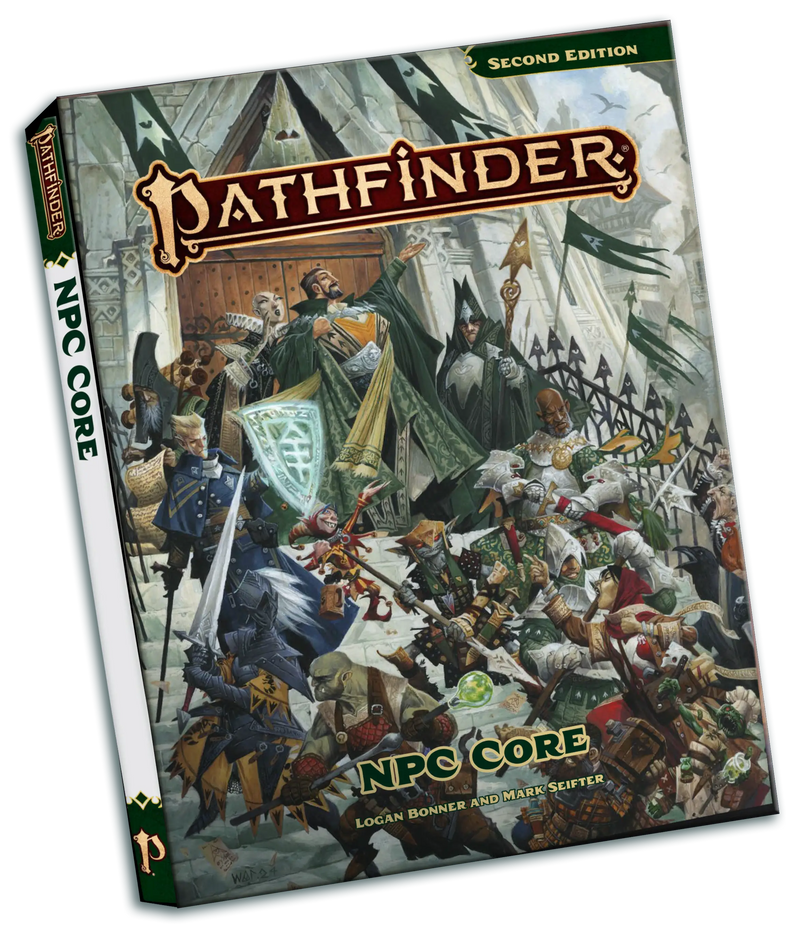 Pathfinder NPC Core Pocket Edition book cover for Pathfinder 2nd Edition NPC Core