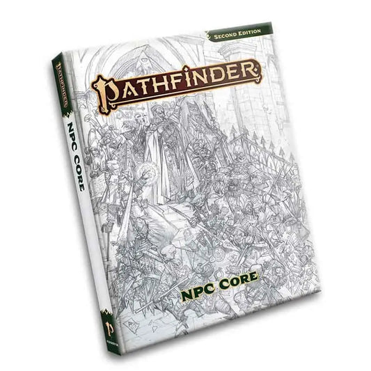 Pathfinder 2nd Edition Pathfinder NPC Core book with sketch cover display