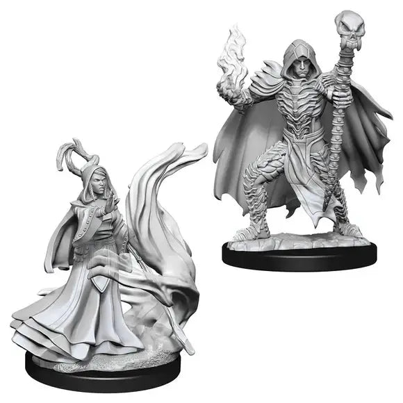 Pathfinder Battles Deep Cuts Miniatures - Unpainted: Necromancers - Miniatures - RPG