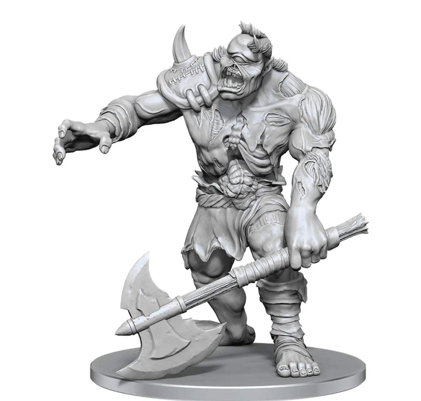 Pathfinder Battles Miniatures - Unpainted: Dread Zombie Cyclops - Miniatures - RPG