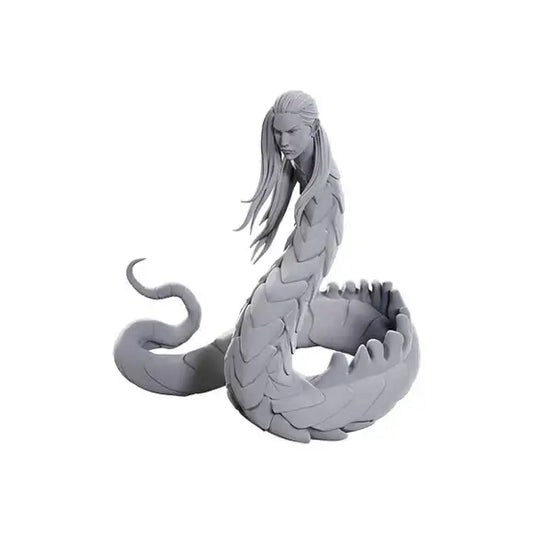 Pathfinder Deep Cuts Miniatures - Unpainted: Lunar Naga - Action Figure & Toy