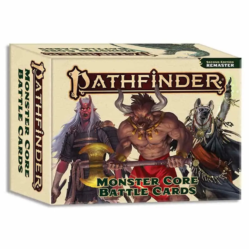 Pathfinder Second Edition Remaster Monster Core Battle Cards for epic monster encounters