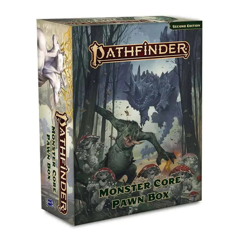 Pathfinder Second Edition Monster Core Pawn Box showcasing fantasy creatures artwork