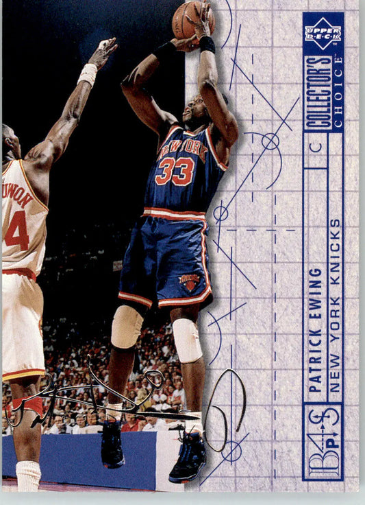 Patrick Ewing - 1994-95 Collector’s Choice - #389 - Silver Signature Basketball - Basketball Card Single