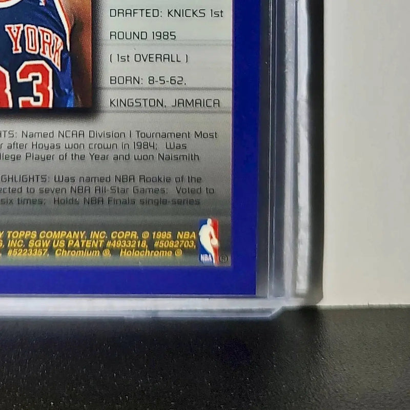 Patrick Ewing 1994-95 Topps Finest #225 Collegiate Best