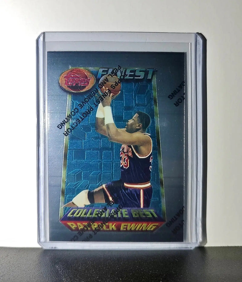 Patrick Ewing 1994-95 Topps Finest #225 Collegiate Best